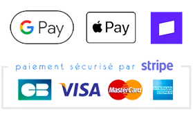 CB Visa Mastercard Amex Apple Pay Google Pay Stripe