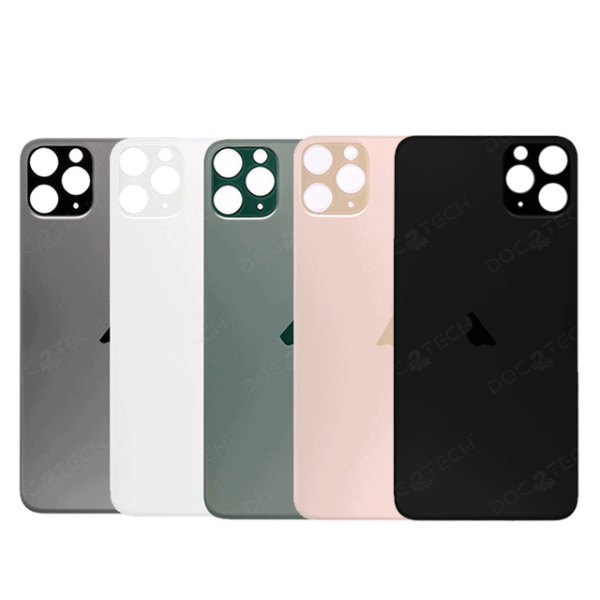 Vitre arrière iPhone 11 Pro toutes couleurs avec adhésif et livraison gratuite