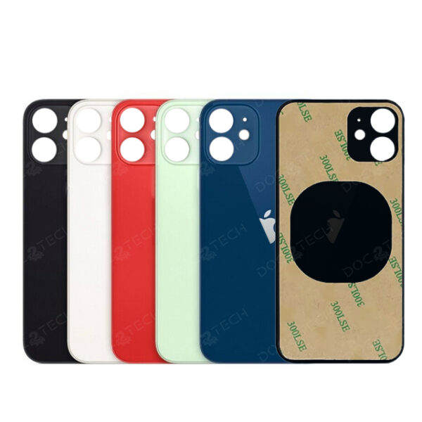 Vitre arrière pour iPhone 12 Mini - Réparez votre téléphone facilement.