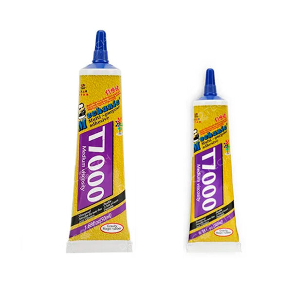 Tube de colle T7000 adhésif multi-supports pour réparations électroniques.