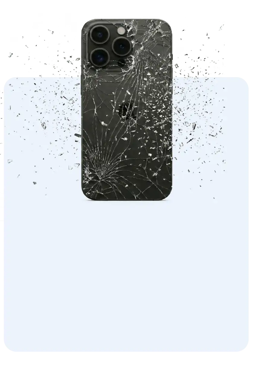 Réparation éco-responsable vitre arrière iPhone tous modèles - Service rapide France.